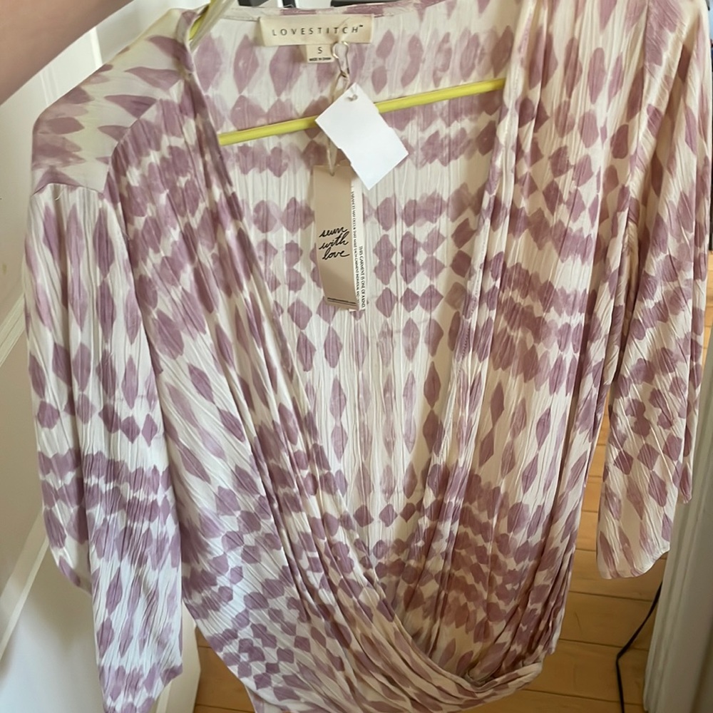 Blush pink blouse, never used tags still on.